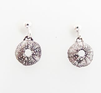 Sterling Silver Sea Urchin Earrings