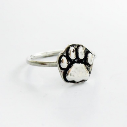 Sterling Silver Lion Paw Stack Ring - Goldfish Jewellery Design Studio