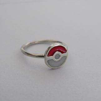 Sterling Silver Pokemon Stack Ring
