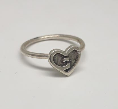 Sterling Silver Ox Heart Stack Ring - goldfish jewellery design studio