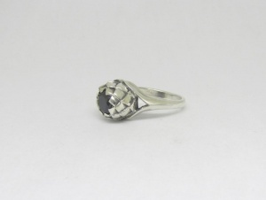 Sterling Silver Large Protea Ring | Goldfish Jewellery Design Studio
