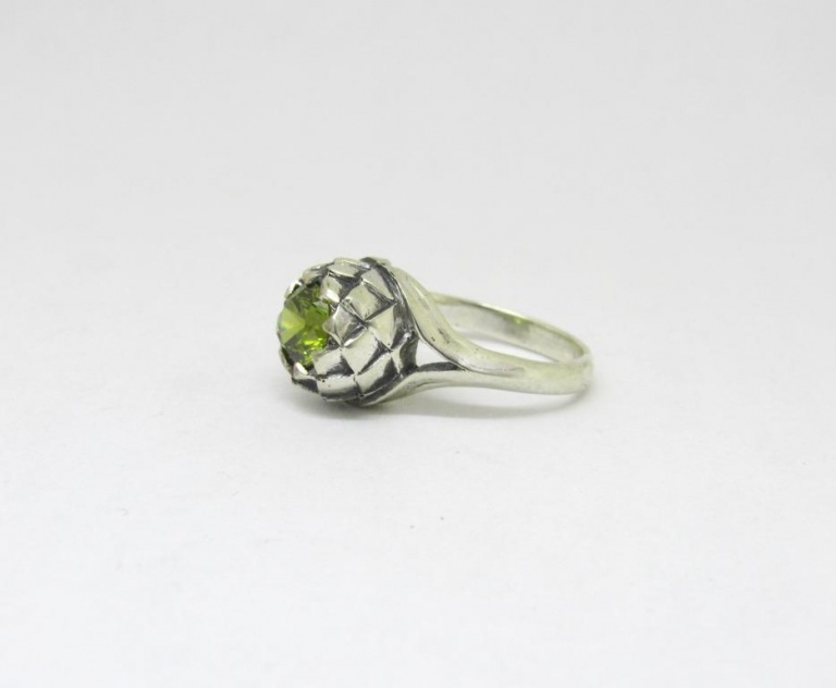 Sterling Silver Large Protea Ring | Goldfish Jewellery Design Studio