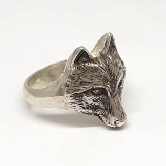 Sterling Silver Wolf Ring - Goldfish Jewellery Design Studio
