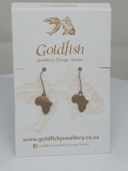 9ct Yellow Gold Medium Africa Hooks Earrings - Goldfish Jewellery Design Studio