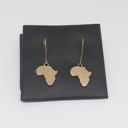 9ct Yellow Gold Medium Africa Hooks Earrings - Goldfish Jewellery Design Studio