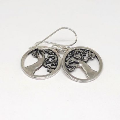 Sterling Silver Baobab Earrings - Goldfish Jewellery Design Studio