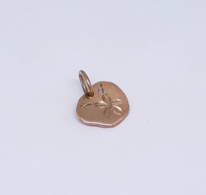 9ct Rose Gold Pansy Shell Charm (small) - Goldfish Jewellery Design Studio