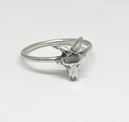 Sterling Silver Capricorn Stack Ring - Goldfish Jewellery Design Studio