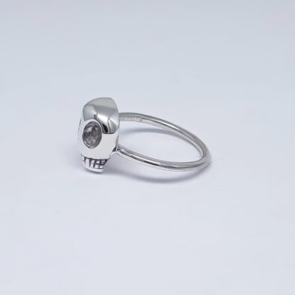 Sterling Silver Skull Stack Ring - Goldfish Jewellery Design Studio