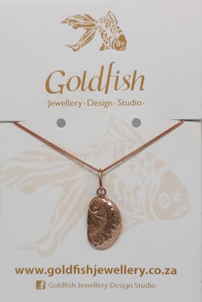 Sterling Silver Venus Ear Charm on Chain (rose gold plated) - Goldfish Jewellery Design Studio