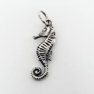 Sterling Silver Seahorse Charm - Goldfish Jewellery Design Studio