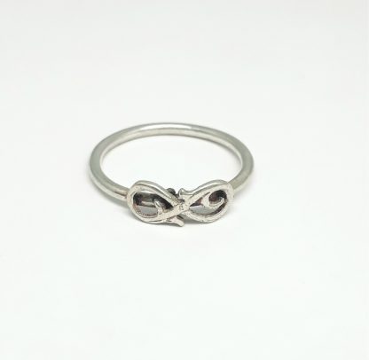 Sterling Silver Filigree Infinity Stack Ring - Goldfish Jewellery Design Studio