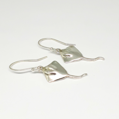 sterling silver stingray earrings - goldfish jewellery design studio