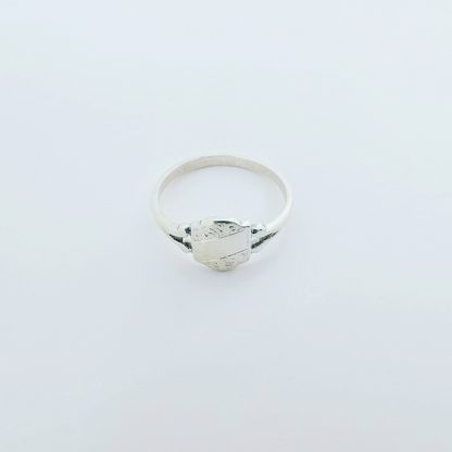 Silver Girls Signet Ring